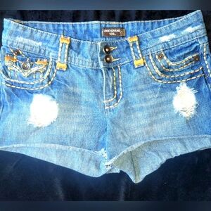 ❤️‍🔥Underground Soul Cutoff Jean Shorts